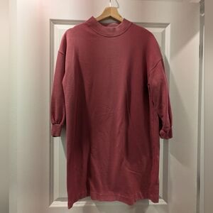 GAP Dusty Rose Sweatshirt Dress